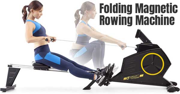 Circuit Fitness Folding Magnetic Rowing Machine